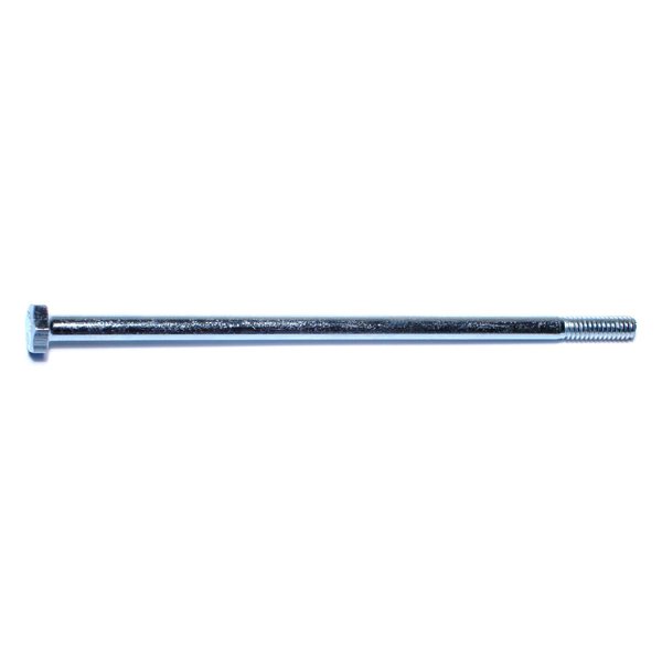 Midwest Fastener Grade 2, 1/4"-20 Hex Head Cap Screw, Zinc Plated Steel, 6 in L, 100 PK 00020